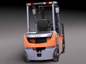 Toyota Fork Lift 8FD25 Modelo 3D