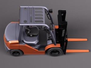 Toyota Fork Lift 8FD25 Modelo 3D