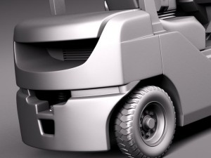 Toyota Fork Lift 8FD25 Modelo 3D