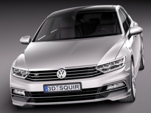 Volkswagen Passat R-line 2015 3Dモデル