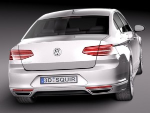 Volkswagen Passat R-line 2015 3Dモデル
