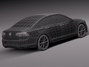 Volkswagen Passat R-line 2015 3Dモデル