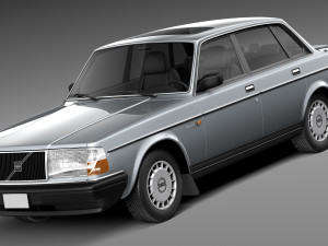 Volvo 240 Sedan 1993 3D Model
