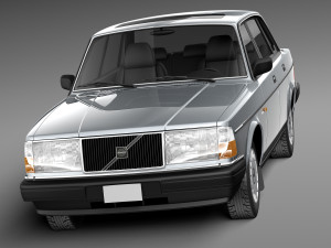 Volvo 240 Sedan 1993 3D Model