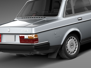 Volvo 240 Sedan 1993 3D Model