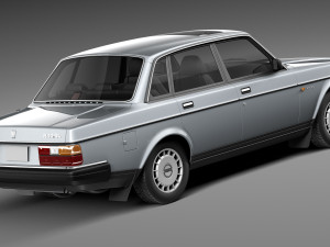 Volvo 240 Sedan 1993 3D Model