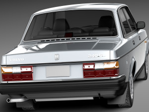 Volvo 240 Sedan 1993 3D Model