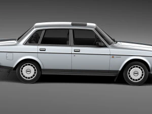 Volvo 240 Sedan 1993 3D Model