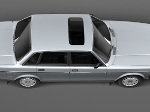 Volvo 240 Sedan 1993 3D Model