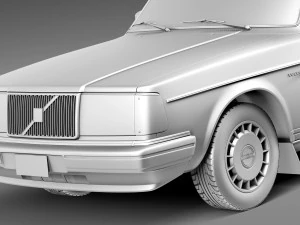 Volvo 240 Sedan 1993 3D Model