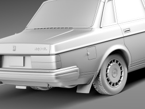 Volvo 240 Sedan 1993 3D Model