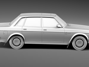 Volvo 240 Sedan 1993 3D Model
