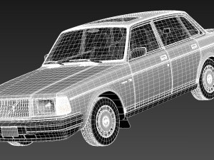 Volvo 240 Sedan 1993 3D Model