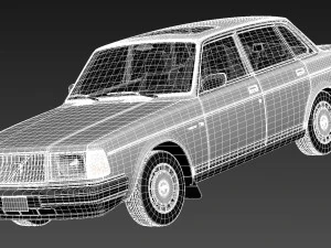 Volvo 240 Sedan 1993 3D Model