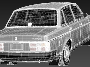 Volvo 240 Sedan 1993 3D Model