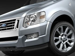Explorer Sport Trac 2006-2009 3D Model