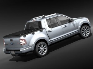 Explorer Sport Trac 2006-2009 Modelo 3D
