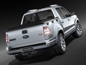 Explorer Sport Trac 2006-2009 Modelo 3D