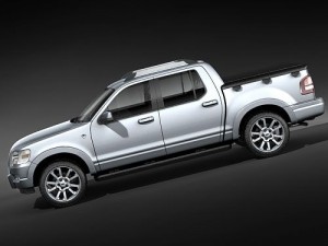 Explorer Sport Trac 2006-2009 Modelo 3D