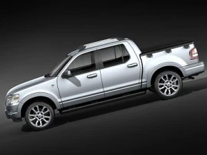 Explorer Sport Trac 2006-2009 3D Model