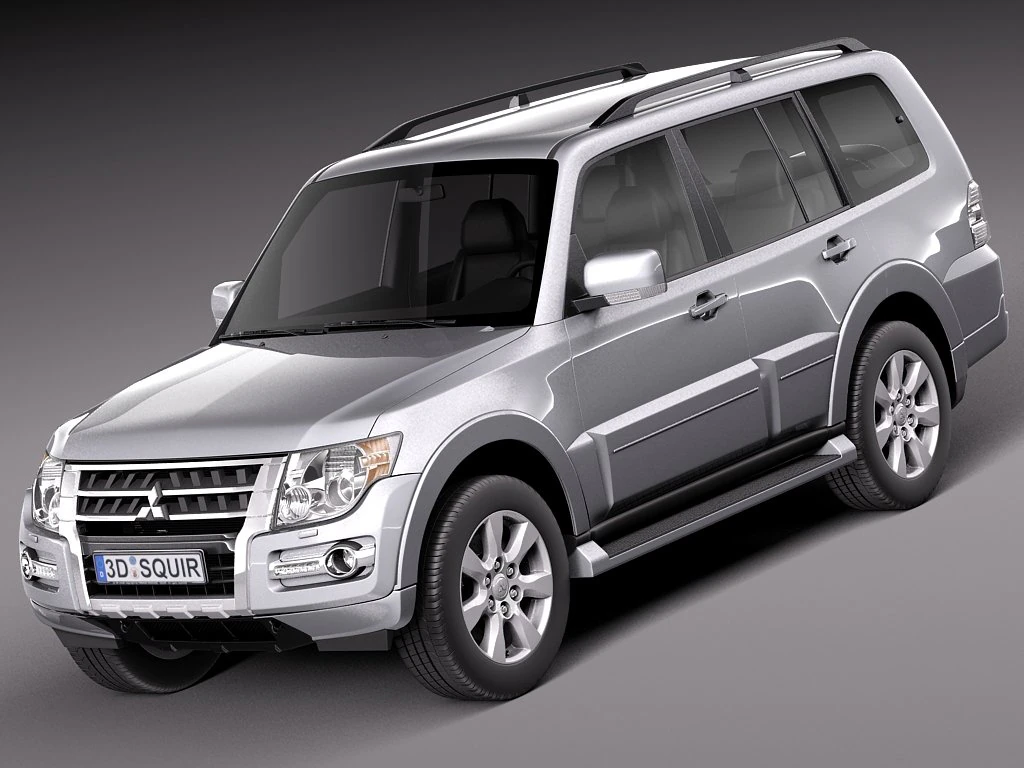 Mitsubishi Pajero Montero 2015 3D Model .c4d .max .obj .3ds .fbx .stl .blend