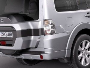 Mitsubishi Pajero Montero 2015 3D Model