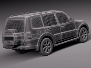 Mitsubishi Pajero Montero 2015 3D Model