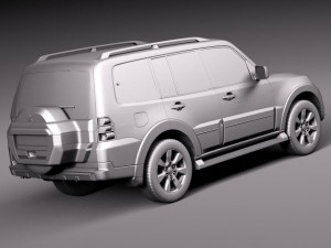 Mitsubishi Pajero Montero 2015 3D Model