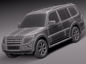 Mitsubishi Pajero Montero 2015 3D Model