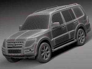 Mitsubishi Pajero Montero 2015 3D Model