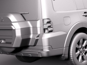 Mitsubishi Pajero Montero 2015 3D Model