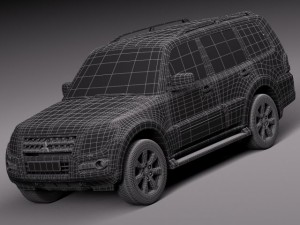 Mitsubishi Pajero Montero 2015 3D Model