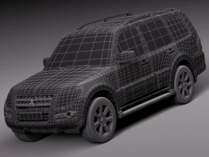 Mitsubishi Pajero Montero 2015 3D Model