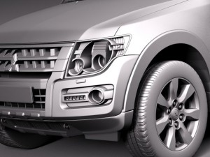 Mitsubishi Pajero Montero 2015 3D Model