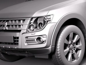 Mitsubishi Pajero Montero 2015 3D Model