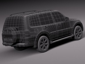 Mitsubishi Pajero Montero 2015 3D Model