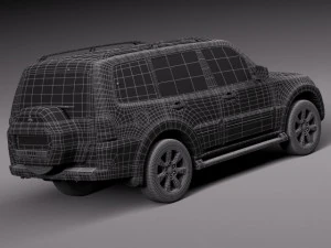 Mitsubishi Pajero Montero 2015 3D Model