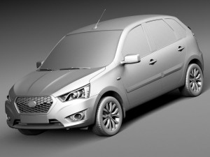 Datsun Mido 2015 3D 모델