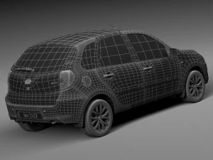 Datsun Mido 2015 3D Model