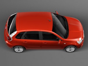 Datsun Mido 2015 3D 모델