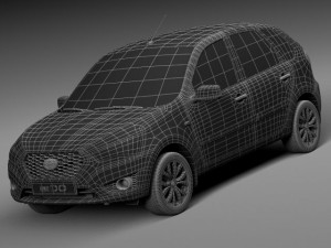 Datsun Mido 2015 3D 모델