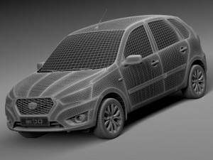 Datsun Mido 2015 3D 모델