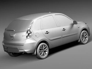 Datsun Mido 2015 3D Model