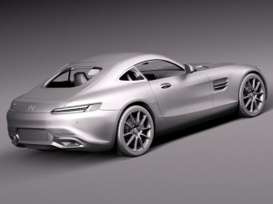 Mercedes-Benz AMG GT 2016 3D Model