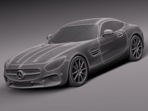 Mercedes-Benz AMG GT 2016 3D Model