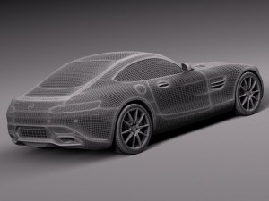 Mercedes-Benz AMG GT 2016 3D Model