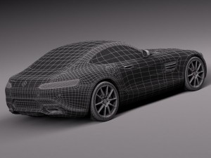 Mercedes-Benz AMG GT 2016 3D Model