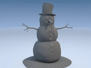 Snowman 3D Model