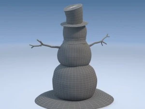 Snowman 3D Model