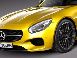 Mercedes-Benz AMG GT S 2016 3D Model